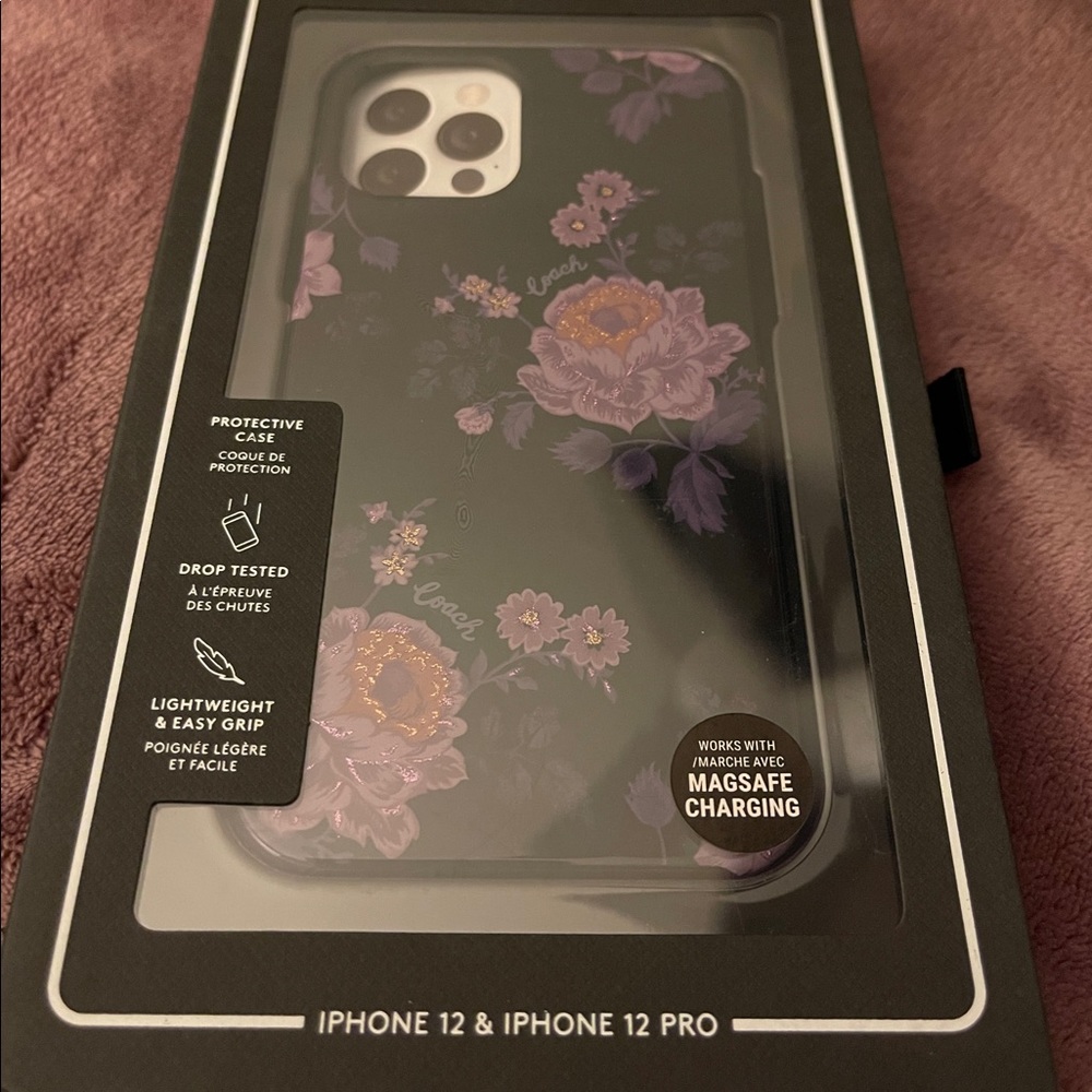 Coach iPhone 12 and 12 pro case